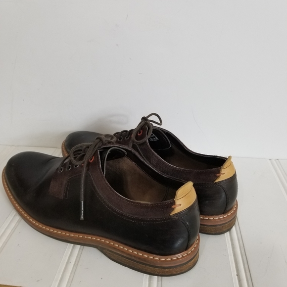 Clarks Pitney Walk Dark Brown Leather Derby Dress Shoes Men’s Size 12 main image 10